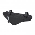 Bolsa triangular para bicicleta color negro