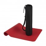 Esterilla para yoga de plástico reciclado antideslizante 6mm color rojo