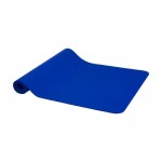 Esterilla para yoga de plástico reciclado antideslizante 6mm color azul segunda vista