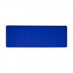 Esterilla para yoga de plástico reciclado antideslizante 6mm color azul segunda vista frontal