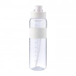 Botella de plástico con doble opción de beber por la tapa 900ml color blanco primera vista