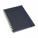 Libreta de RPET con espiral de cartón blanco hojas a rayas A5 primera vista