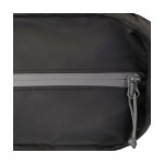 Bolsa de compras de poliéster reciclado multiuso para PC 14” color negro vista detalle 1