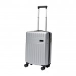 Trolley de cabina de 20” con ruedas giratorias y capacidad 40L color plateado