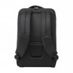 Mochila para PC de poliéster reciclado para tablet y PC de 15,6” color negro segunda vista trasera