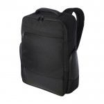 Mochila para PC de poliéster reciclado repelente al agua 15,6” color negro