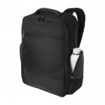 Mochila para PC de poliéster reciclado repelente al agua 15,6” color negro segunda vista