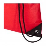 Mochila de cuerdas non-woven duradero y resistente al desgarro 5L color rojo vista detalle 1