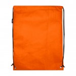 Mochila de cuerdas non-woven duradero y resistente al desgarro 5L color naranja segunda vista trasera
