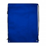 Mochila de cuerdas non-woven duradero y resistente al desgarro 5L color azul real segunda vista trasera