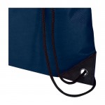 Mochila de cuerdas non-woven duradero y resistente al desgarro 5L color azul marino vista detalle 1