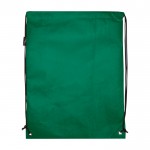 Mochila de cuerdas non-woven duradero y resistente al desgarro 5L color verde segunda vista trasera