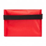 Bolsa térmica de non-woven reciclado para 6 latas y capacidad 4L color rojo segunda vista trasera