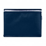 Bolsa térmica de non-woven reciclado para 6 latas y capacidad 4L color azul marino segunda vista frontal