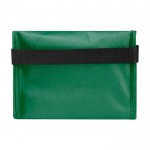 Bolsa térmica de non-woven reciclado para 6 latas y capacidad 4L color verde segunda vista trasera