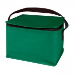 Bolsa térmica de non-woven reciclado para 6 latas y capacidad 4L color verde segunda vista