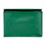 Bolsa térmica de non-woven reciclado para 6 latas y capacidad 4L color verde segunda vista frontal