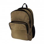 Mochila para portátil de poliéster reciclado con bolsillo PC 15” color verde oscuro tercera vista