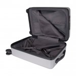 Trolley de cabina de plástico reciclado con compartimento PC 20” color plateado tercera vista