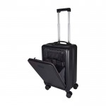 Trolley de cabina de plástico reciclado con compartimento PC 20” color negro segunda vista