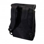 Mochila de viaje con tapa enrollable y varios bolsillos PC 15” color negro quinta vista