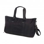 Bolsa deportiva expansible con diseño elegante y capacidad 35L color negro