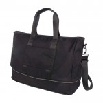 Bolsa deportiva expansible con diseño elegante y capacidad 35L color negro segunda vista