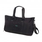Bolsa deportiva expansible con diseño elegante y capacidad 35L color negro