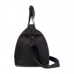 Bolsa deportiva expansible con diseño elegante y capacidad 35L color negro segunda vista lateral