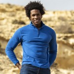 Chaqueta polar rPET 155 g/m2 color gris primera vista