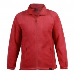 Chaqueta polar reciclada 280 g/m2 color rojo