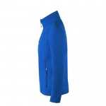 Chaqueta impermeable reciclada 300 g/m2 color azul vista lateral