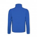 Chaqueta impermeable reciclada 300 g/m2 color azul vista trasera