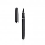 Roller de metal elegante con cuerpo con relieve y tinta negra