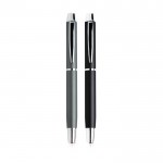 Roller elegante de aluminio con detalles plateados tinta azul vista con varios colores