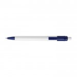 Bolígrafo con clip y punta de color color azul primera vista