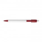 Bolígrafo con clip y punta de color color rojo primera vista