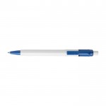 Bolígrafo con clip y punta de color color azul claro primera vista
