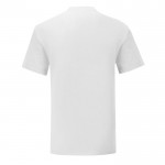 Camiseta de algodón ringspun 150 g/m2 color blanco primera vista