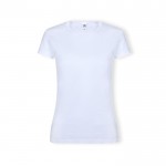 Camiseta blanca de 100% algodón 140 g/m2 para mujer Fruit Of The Loom quinta vista