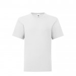 Camiseta de niño en algodón 150 g/m2 color blanco