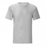 Camiseta de algodón ringspun 150 g/m2 color gris