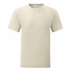Camiseta de algodón ringspun 150 g/m2 color natural