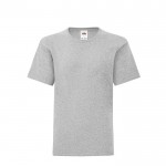 Camiseta de niño en algodón 150 g/m2 color gris