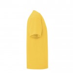 Camiseta de niño en algodón 150 g/m2 color amarillo segunda vista