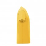 Camiseta para niña algodón 150 g/m2 color amarillo segunda vista