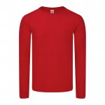 Camiseta algodón peinado 150 g/m2 color rojo