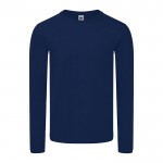 Camiseta algodón peinado 150 g/m2 color azul marino