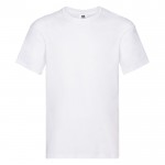 Camiseta blanca de 100% algodón 140 g/m2 Fruit Of The Loom color blanco primera vista