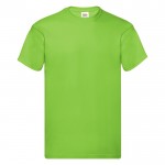 Camiseta de algodón en variedad de colores 150 g/m2 Fruit Of The Loom color verde lima primera vista